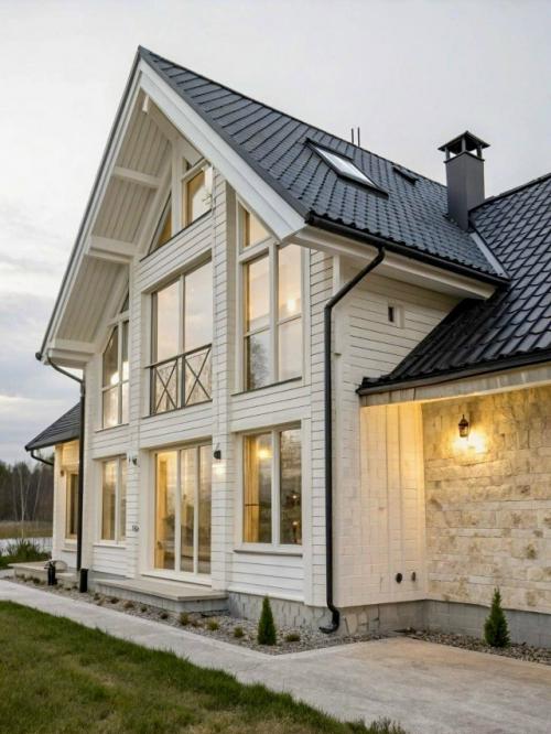 Скандинавский дом, в который хочется возвращаться.

