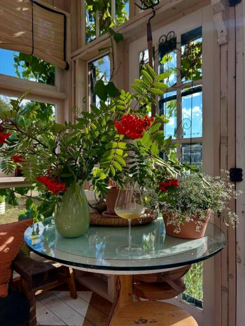 Винтажная веранда с атмосферой неспешного лета. 06