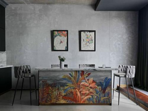 Интерьер как галерея: квартира для коллекции искусства. 02