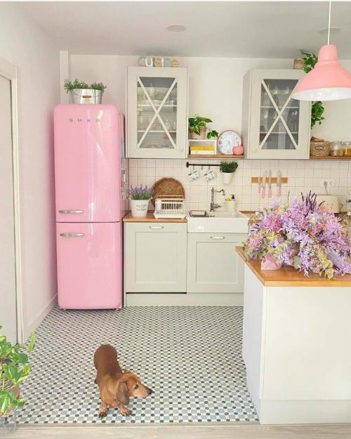 Кухня с ретро - настроением. 01