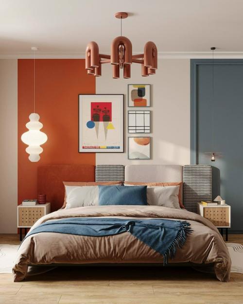 Спокойствие в деталях: спальня в духе минимализма.

