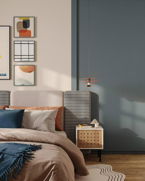Спокойствие в деталях: спальня в духе минимализма. 05