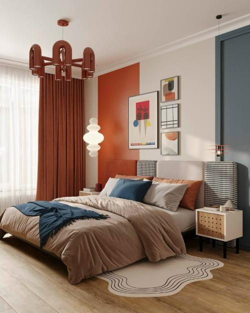 Спокойствие в деталях: спальня в духе минимализма. 07