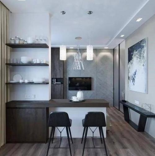 Небольшая квартира, с чудесно продуманным интерьером.