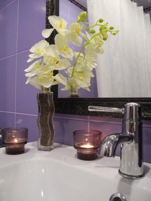 Мечты сбываются!  Теперь у нас яркая, поднимающая настроение ванная комната! 04