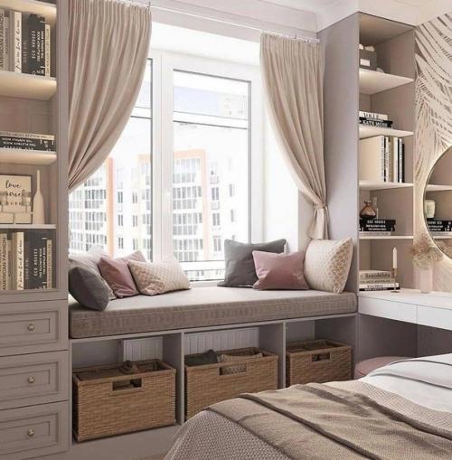 Шикарный интерьер. Спальной комнаты. 01