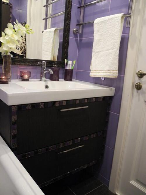 Мечты сбываются!  Теперь у нас яркая, поднимающая настроение ванная комната! 02