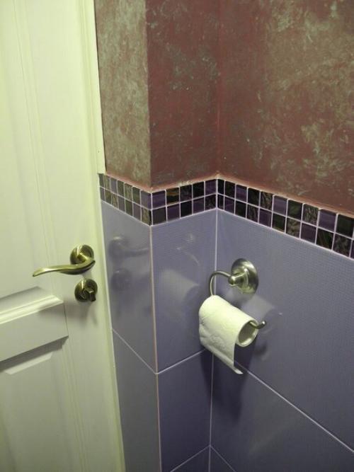 Мечты сбываются!  Теперь у нас яркая, поднимающая настроение ванная комната! 09