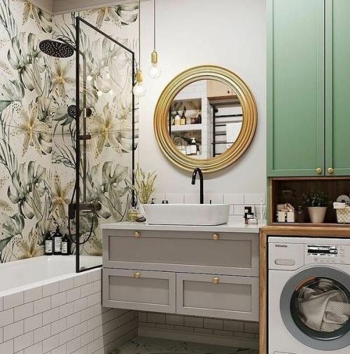 Симпатичная ванная комната, милая и уютная. 02