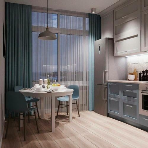 Всё идеально!  Добавить яркой утвари только красноватых оттенков.