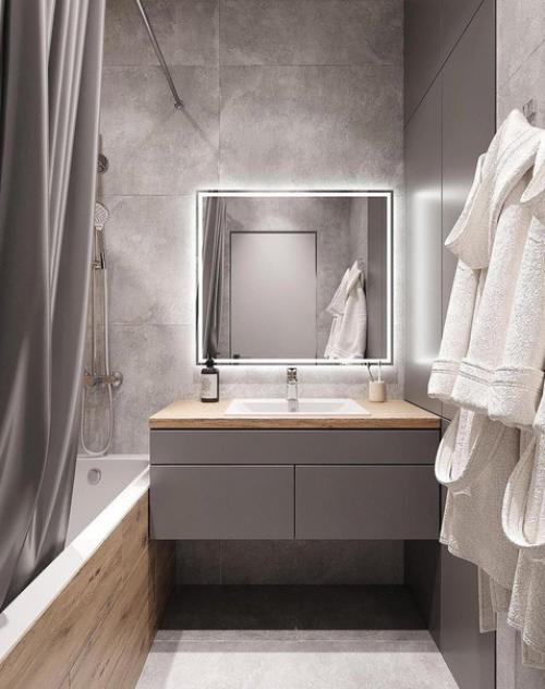 Два варианта. Для оформления ванной комнаты. 06