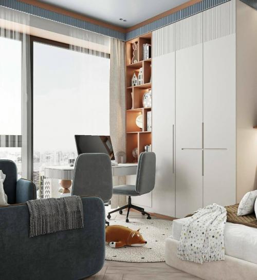 Детская комната для двух разнополых детей. 02