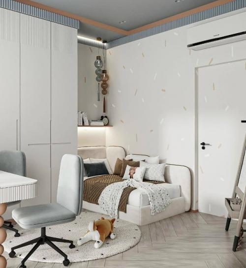 Детская комната для двух разнополых детей. 05