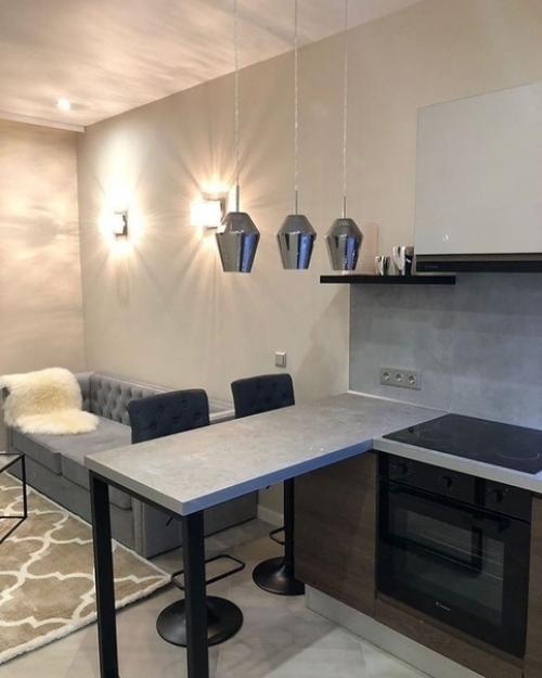 Стильно.  Уютно.  Спокойные сложные цвета. 01