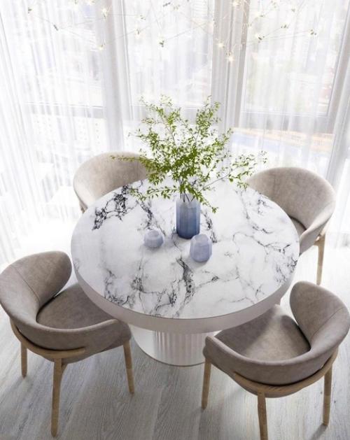 Кухня объединенная с гостиной. 08