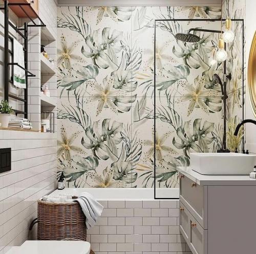 Симпатичная ванная комната, милая и уютная. 04