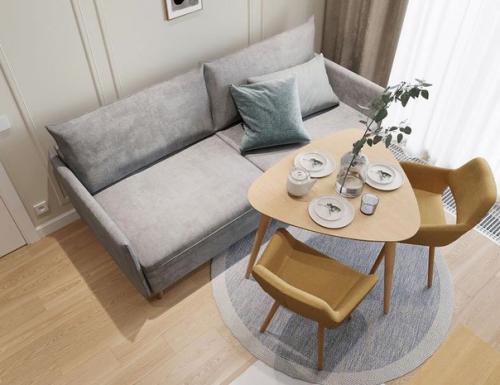 Интерьер небольшой кухни. 02