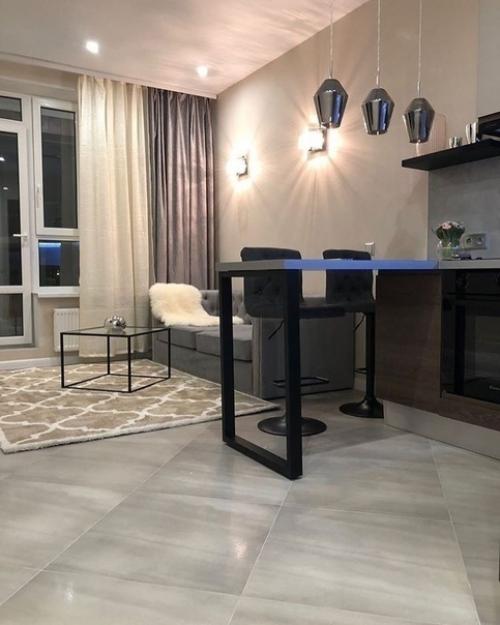 Стильно.  Уютно.  Спокойные сложные цвета. 02