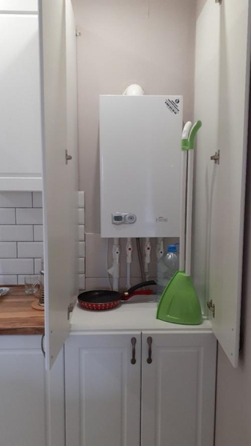 Сделали перепланировку и ремонт на кухне. 02