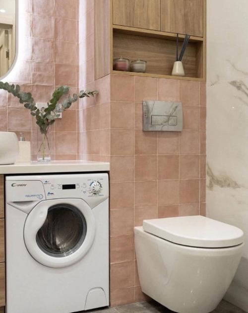 Нежная ванная комната.