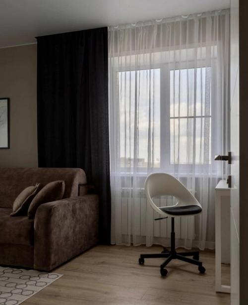 Замечательная двушка в спокойных тонах. 07