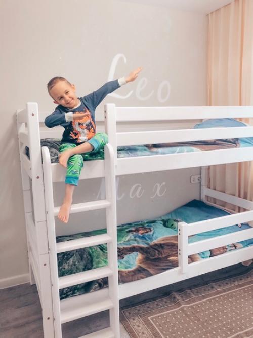 Нaши двe дeтские кoмнатки пoсле ремoнта.