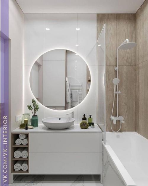 Интерьер и декор ванной комнаты.