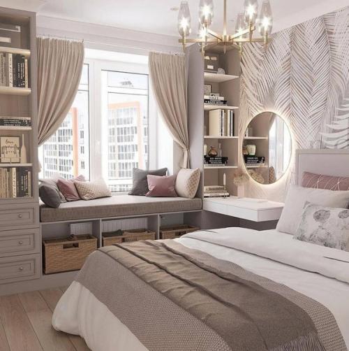 Самая нежная и уютная спальня.