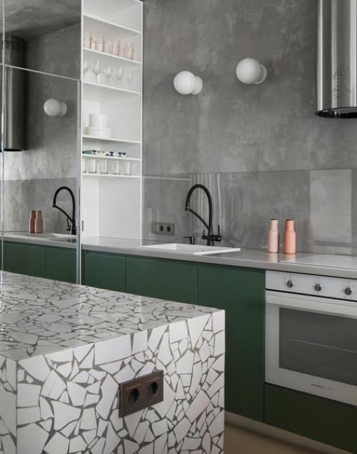 Самое необычное решение тут можно на кухне увидеть. 02