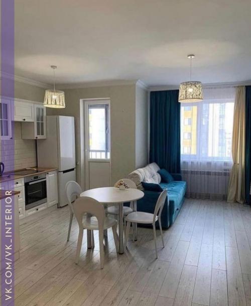 Интерьер и декор кухни - гостиной.