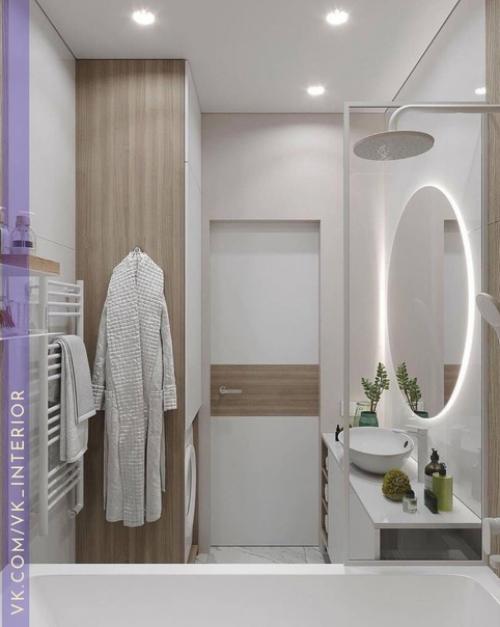 Интерьер и декор ванной комнаты. 04