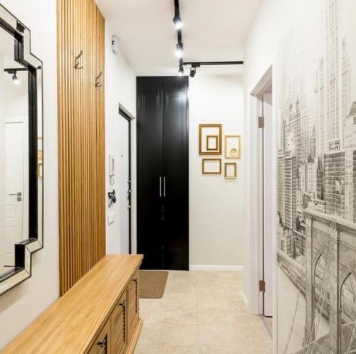 В этой небольшой двушке дизайнеру удалось уместить все необходимое.