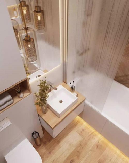 Не забывайте об оформлении ванной комнаты. 05