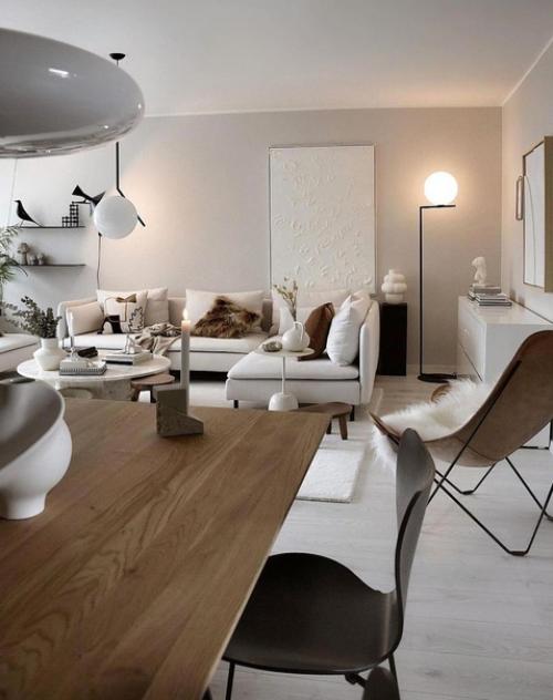 Простой, светлый интерьер, который укутывает своей теплотой. 02