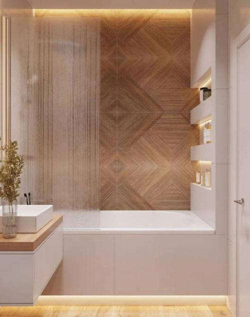 Не забывайте об оформлении ванной комнаты. 06