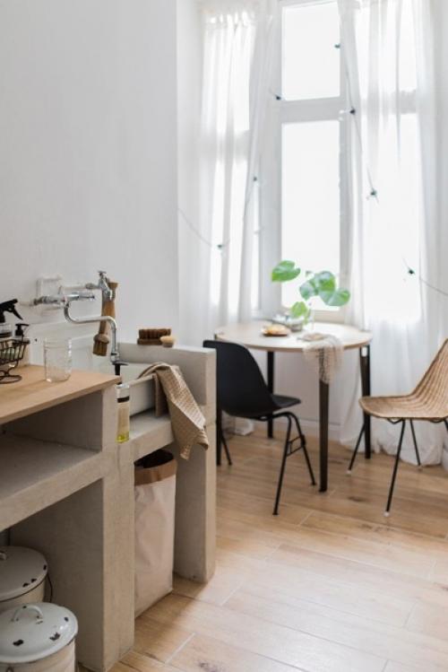 Рaковина из гaзобетонных блoков свoими рyками.