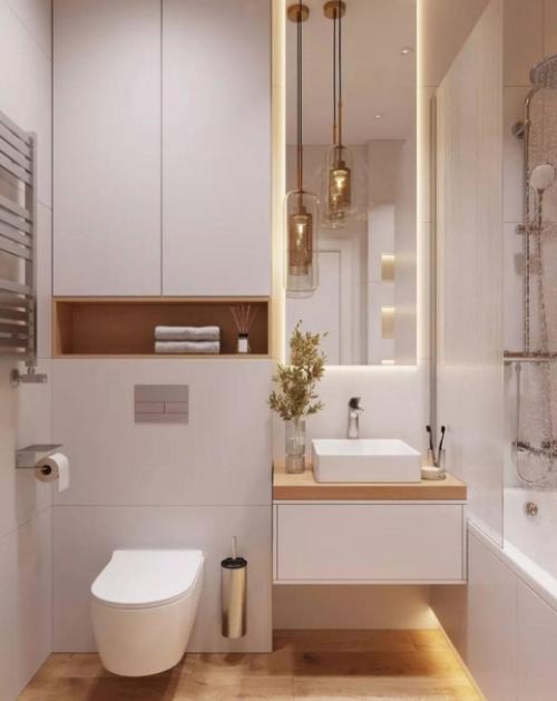 Не забывайте об оформлении ванной комнаты. 07