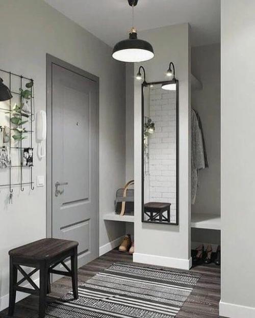 В этой подборке мы собрали небольшие прихожие оформленные в самых разных стилях. 04