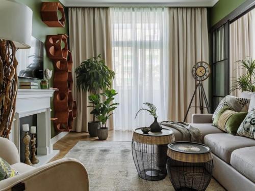 Интерьер в котором встретились Запад и Восток. 05