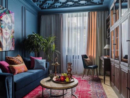 Интерьер в котором встретились Запад и Восток. 04
