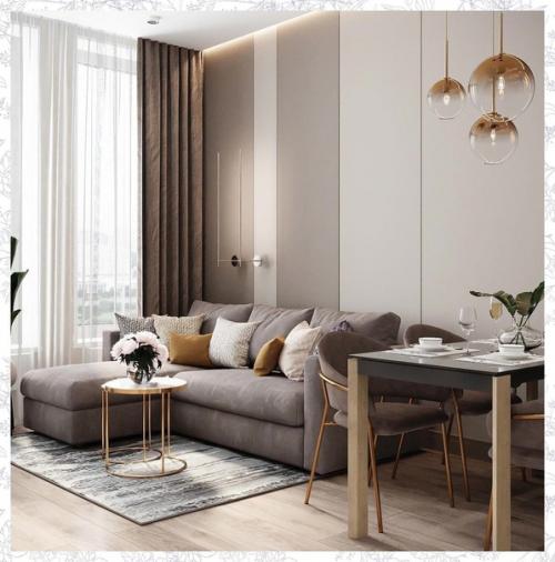 Очень нравятся такие квартиры в едином стиле.