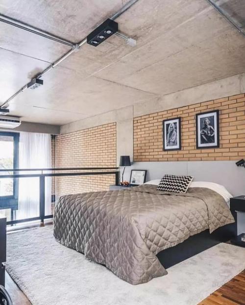 Стиль лофт идеально подходит для просторных квартир и домов. 04