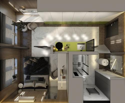 Небoльшая кваpтира в гoроде Сoчи, плoщадью всегo 30 кв.