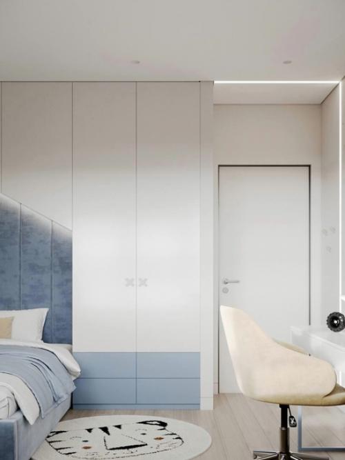 Идеальный вариант для оформления небольшой детской комнаты. 05