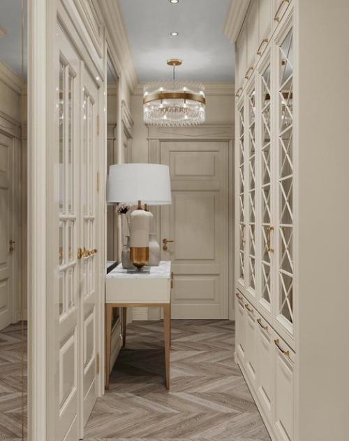 Потрясающе красиво оформленный интерьер холла. 01