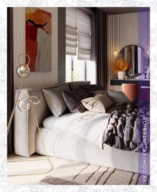 Просторная, интересная спальня. 03