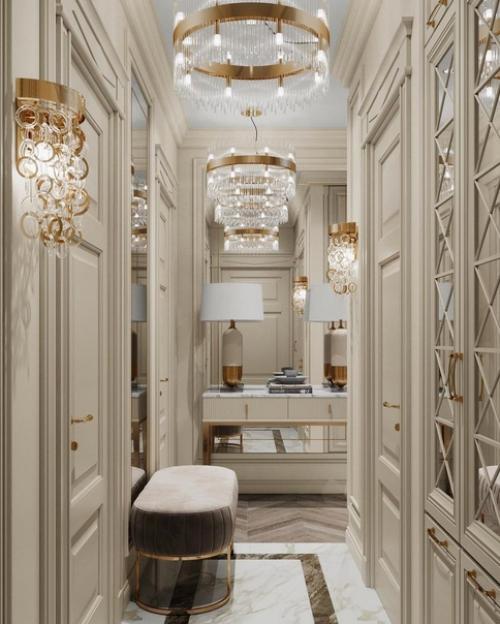 Потрясающе красиво оформленный интерьер холла. 02