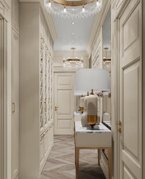 Потрясающе красиво оформленный интерьер холла. 03