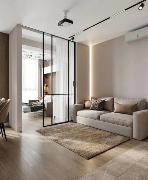 Красивый, спокойный интерьер в современном стиле. 05