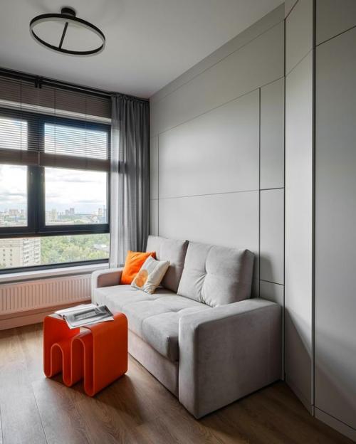 Компактная студия с атмосферой простора. 04